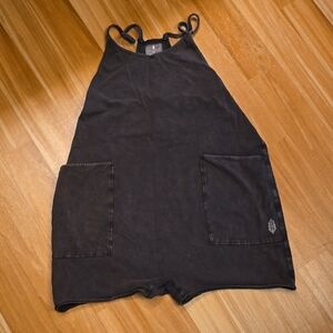 FP Movement by Free People Charcoal Romper